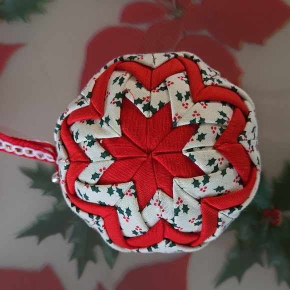 Handmade Quilted Christmas Ornament - Picture 3 of 6